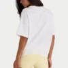 Tricou oversized din bumbac jersey, alb Tricou oversized din bumbac jersey, alb