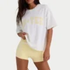 Tricou oversized din bumbac jersey, alb Tricou oversized din bumbac jersey, alb