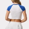Tricou scurt cu imprimeu grafic, alb Tricou scurt cu imprimeu grafic, alb