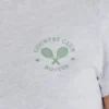 Tricou scurt cu imprimeu grafic, gri melanj Tricou scurt cu imprimeu grafic, gri melanj